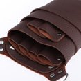 thumbnail image 3 of Peluquero tijeras/tijeras cintura bolsa peine peluquería Clips titular bolsa Café oscuro jinwen Scissors Holder Salon, 3 of 8