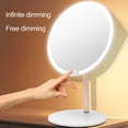 thumbnail image 3 of CSChome Miroir de Maquillage Portable avec Luminosité Réglable : Miroir de Vanité à Chargement USB avec Gradation Continue, 3 of 7