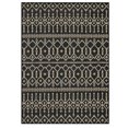 thumbnail image 7 of Yesfashion Carpets Area Rugs Washable 100% Polypropylene Turkish Outdoor Flat Weave Carpet Terrace-Morocco-Bekaa TRC3003 Black 8'9"*12'2", 7 of 7