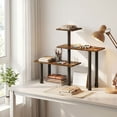 thumbnail image 3 of Furinno TURN-N-TUBE Desk Organizers and Accessories, 3-Tier Desktop Organizer, Adjustable Desk Shelf, for Home Office, Study Room, Dorm Room, Organizers and Storage, Amber Pine, 3 of 4