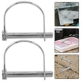 thumbnail image 2 of 2pcs Trailer Hitch Clip Pin Wire Lock Pin Quick Release Pin Locking Hitch Pin Locking Cotter Pin Hitch Tightener Trailer Coupler Pin Trailer Hitch Pins, 2 of 8