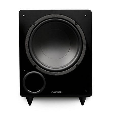 Fluance DB10 10-inch Low Frequency Powered Subwoofer for Home Theater (Black)