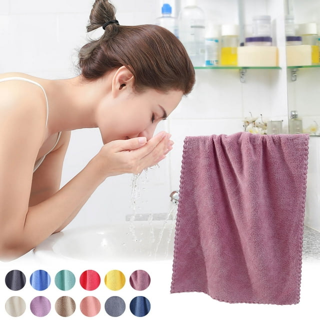 Sentmoon Serviette Serviettes de Salle de Bain Serviette de Bain Ensemble de Salle de Bain Serviette de Bain de Luxe Ensemble de Serviettes Douces Serviette à Haute Absorption Comprend Serviette 13.5X29.5 Po