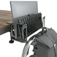 thumbnail image 1 of Soporte vertical para portátil NODOCA con soporte para auriculares, negro, 1 of 8