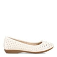 thumbnail image 2 of Cliffs by White Mountain Cheryl Women's Flats Color: White Burnished Smooth Size: 8, 2 of 7