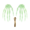 thumbnail image 2 of Produits de Vacances Rideaux d'Halloween Porte Pendentif Crâne Palmier Scène d'Horreur Accessoires, 2 of 6