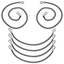 Beaupretty 6Pcs Sturdy Hanging Chains with Hooks for Plants Signs and Ornament Hangers