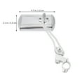 thumbnail image 3 of WHAMVOX  Bicycle Mirror Ebike Mirrors Cycling Handlebar Safety Silver, 3 of 8