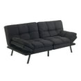 Mainstays Memory Foam Futon with 72",Black