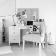 thumbnail image 4 of Monogram Letter Moustache Fabric Decorative Pillow, 4 of 4
