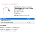 thumbnail image 2 of Brake Fluid Level Sensor Connector - Compatible with 2001 - 2004 Chrysler Concorde 2.7L V6 2002 2003, 2 of 2