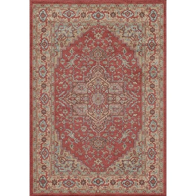 Momeni Ghazni 3'11" X 5'7" Traditional Rug in Red