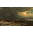 thumbnail image 2 of Bradford, William 18x12 White Modern Wood Framed Museum Art Print Titled - Labrador Coast, 2 of 4