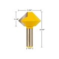 thumbnail image 2 of Bird's Mouth Glue Joint Router Bit - 8 Sided - 1/2" Shank - Yonico 15138, 2 of 3