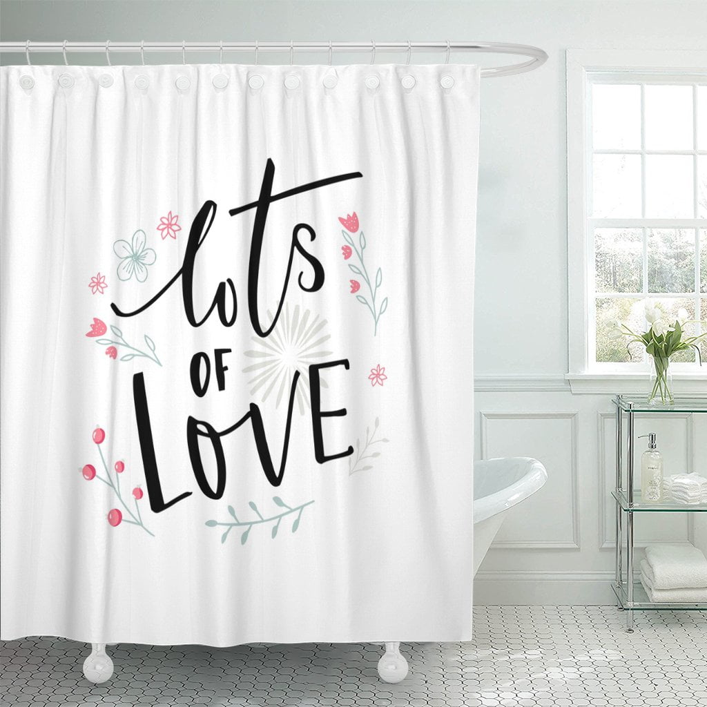 PKNMT Lots of Love Black Pink and Blue Flowers Valentine's Shower