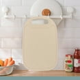 thumbnail image 3 of InsCrazy Plastic Cutting Board 14" X 9", Non-Slip Buckwheat Hulls for Kitchen Dishwasher Safe Double Sided for Meat Easy Grip Handle with Grinding Area, 3 of 7