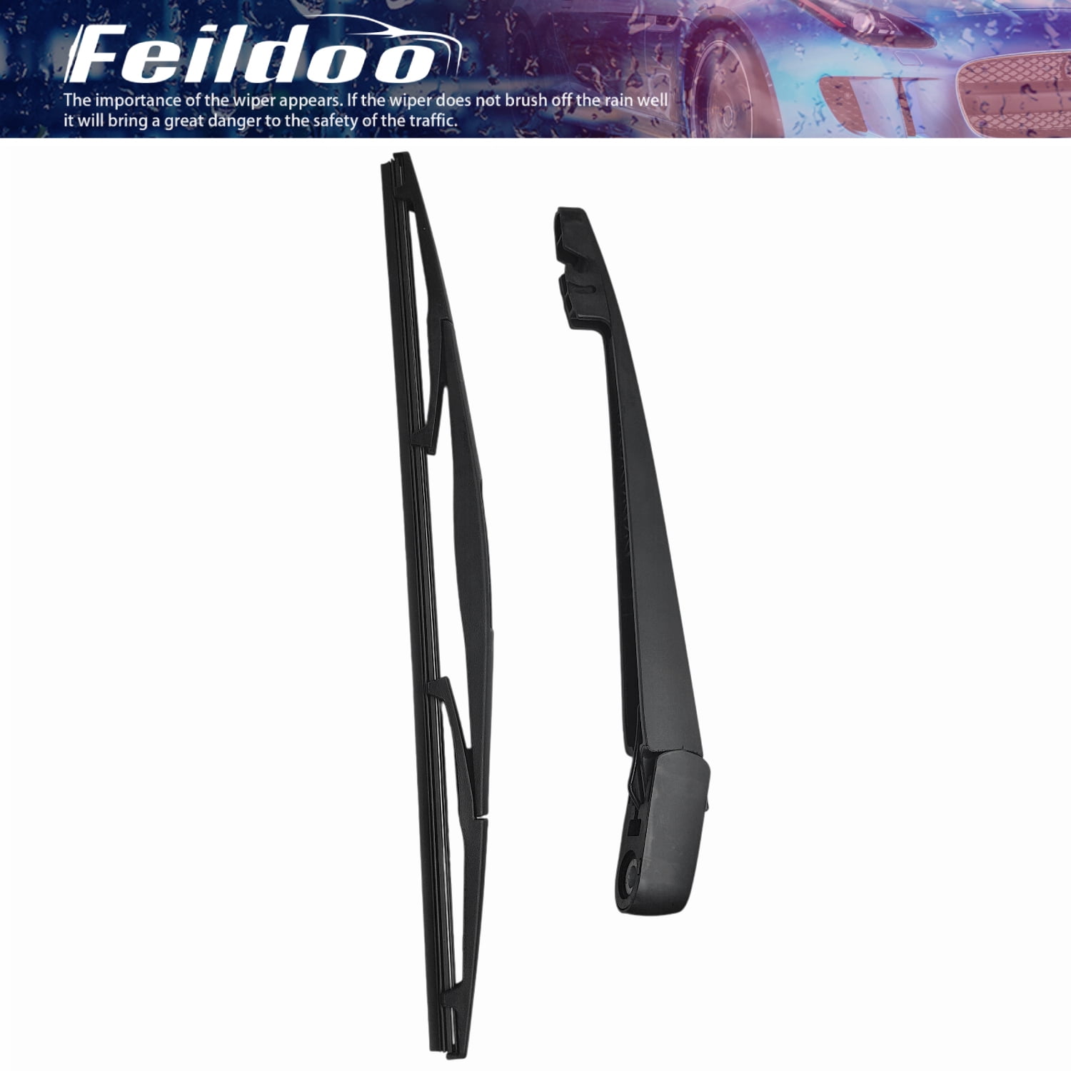 Feildoo 4PCS Windshield Wiper Blades Fit For Subaru Forester 2022-2019, Front and rear with arm, Y20L5E3G