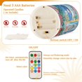 thumbnail image 5 of Yayeee Flameless Candles with Remote Flickering Battery Operated Multi Color Changing, Seaside Door, 5 of 7