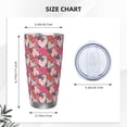 thumbnail image 4 of Goofa Hearts for Valentines day for 20 oz Skinny Tumbler Stainless Steel Coffee Mug Slim Vacuum Insulated Travel Cup Car Cup-Without Straw, 4 of 8