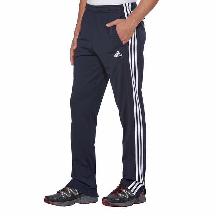 adidas Men's Tricot Zip Pants (Legink/White, Large) Walmart.com
