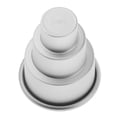 thumbnail image 4 of AMLESO Nonstick Mini 3-Tier Bread Cake Mold Homemade Pastry Pan Aluminum Alloy Bakeware S, 4 of 8