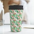 thumbnail image 6 of Daiia Flamingo And Monstera Printed Stainless Steel Tumbler with Lid and Straw, Double Wall Vacuum Insulated Coffee Tumbler Travel Coffee Mug with Leak Proof Lid, 6 of 8