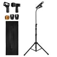 thumbnail image 1 of 1 Ensemble Support de Microphone Support de Micro sur Pied Trépied Support de Microphone Support de Micro Robuste Support de Micro Ajustable, 1 of 8
