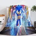 thumbnail image 4 of Manta con estampado 3D de Sonics, manta fina para dormir, manta cálida para dormitorio de niños, manta para sala de estar, sofá, regalos, 4 of 5