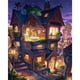 thumbnail image 2 of Cuadros Decorativos Cabaña de bosque de cuento de hadas de noche punto de cruz completo 11CT algodón DIY impreso (JL644) Tmvgtek embutido en tela, 2 of 9