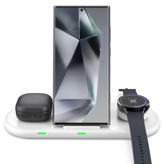 Wireless Charger for Samsung, Travel Portable Charger for Samsung Galaxy S25 Ultra/S25 /S25/S24 Ultra/S24/S23/S22,  for Galaxy Watch Ultra/7/6/6 Classic/5 Pro/4/3, Galaxy Buds3 Pro/3