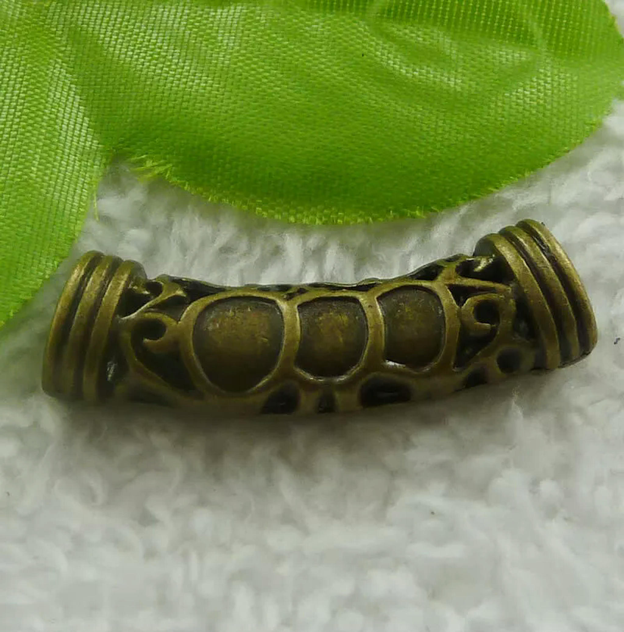 HOOUN 60 pcs bronze plated TUBE spacers 40X12mm B2345