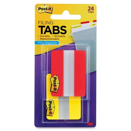 Post-it�� Portable Pack Durable File Index Tabs
