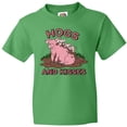 thumbnail image 3 of Inktastic Hogs and Kisses with Cute Pig Family Youth T-Shirt, 3 of 5