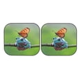 thumbnail image 7 of Fotbe Butterfly Landing On Head Dumpy Frog 2-Piece Car Windshield Sun Shade | Sun Blocker for Car Windshield | Foldable Automotive Interior Accessories for Sun Protection-Medium, 7 of 7