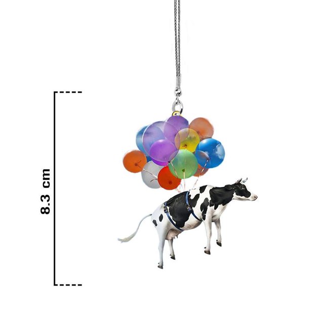 Adornos colgantes para coche de gato con globo colorido, colgante para Interior de coche, adorno colgante, decoración