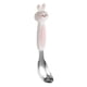 thumbnail image 2 of Tenedor Y Cuchara De Acero Inoxidable Juego de cuchara y tenedor de acero inoxidable de 1 pieza, vajilla portátil para niños, diseño de cabeza cuadrada en blanco JASKFLY, 2 of 9