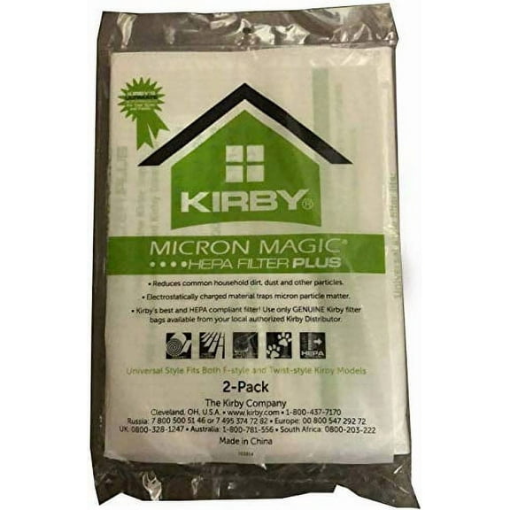 Kirby Micron Magic Micro Allergen Plus HEPA Vacuum Filter Bags 205814A