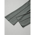 thumbnail image 5 of Women's High-Waisted Flare Pants, Front Seam Detail, Stretch Fabric, Suitable For Casual, Formal Occasions And Parties, Black, 5 of 6