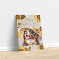 thumbnail image 3 of Happy Women's Day Bernese Mountain Dog Sunflower Vintage Proud Mom Vertical Matte Canvas Poster Berner Lover Gifts Wall Art Home Decor - 02030, 3 of 5