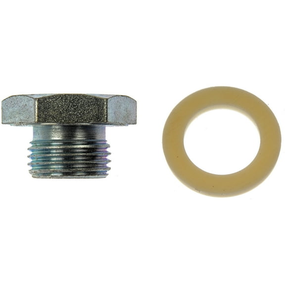 Dorman 090-006 Engine Oil Drain Plug for Specific Cadillac Models, Silver (Pack of 5)