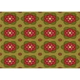thumbnail image 1 of Ahgly Company Machine Washable Indoor Rectangle Transitional Saffron Red Area Rugs, 5' x 8', 1 of 7
