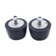 thumbnail image 1 of 2 Piezas de Tope de Goma Negro Sunnimix para 1987-2018 Capucha con cojín para parachoques, 1 of 7