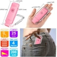 thumbnail image 4 of (Rose) Lampe de Lecture USB Liseuses LED Rechargeable avec Lampe de Lecture pour lire au lit Pince 3 Niveaux Lumineuse Réglable Pliable mini clip Lampe, 4 of 5