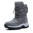 thumbnail image 1 of Botas de Nieve Botines Tobilleros para Hombre Pies de Gato Altos para Invierno (44) Gris Oscuro Gris, 1 of 8
