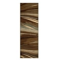 thumbnail image 2 of Abstract Multi-Colored Power-Loomed Indoor Runner, 2' 7" x 8, Taupe, 2 of 4