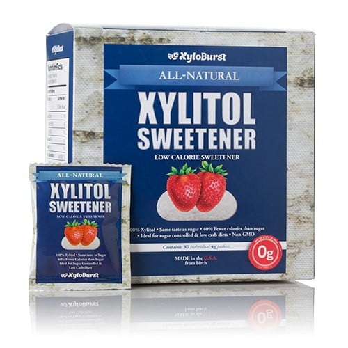Xylitol Individual Packets XyloBurst 80 (4 g ) Packets Box Walmart