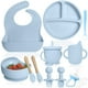 thumbnail image 1 of Set de alimentación para bebés Bluet B- Silicona con chupete, 11 unidades, azul, 1 of 7
