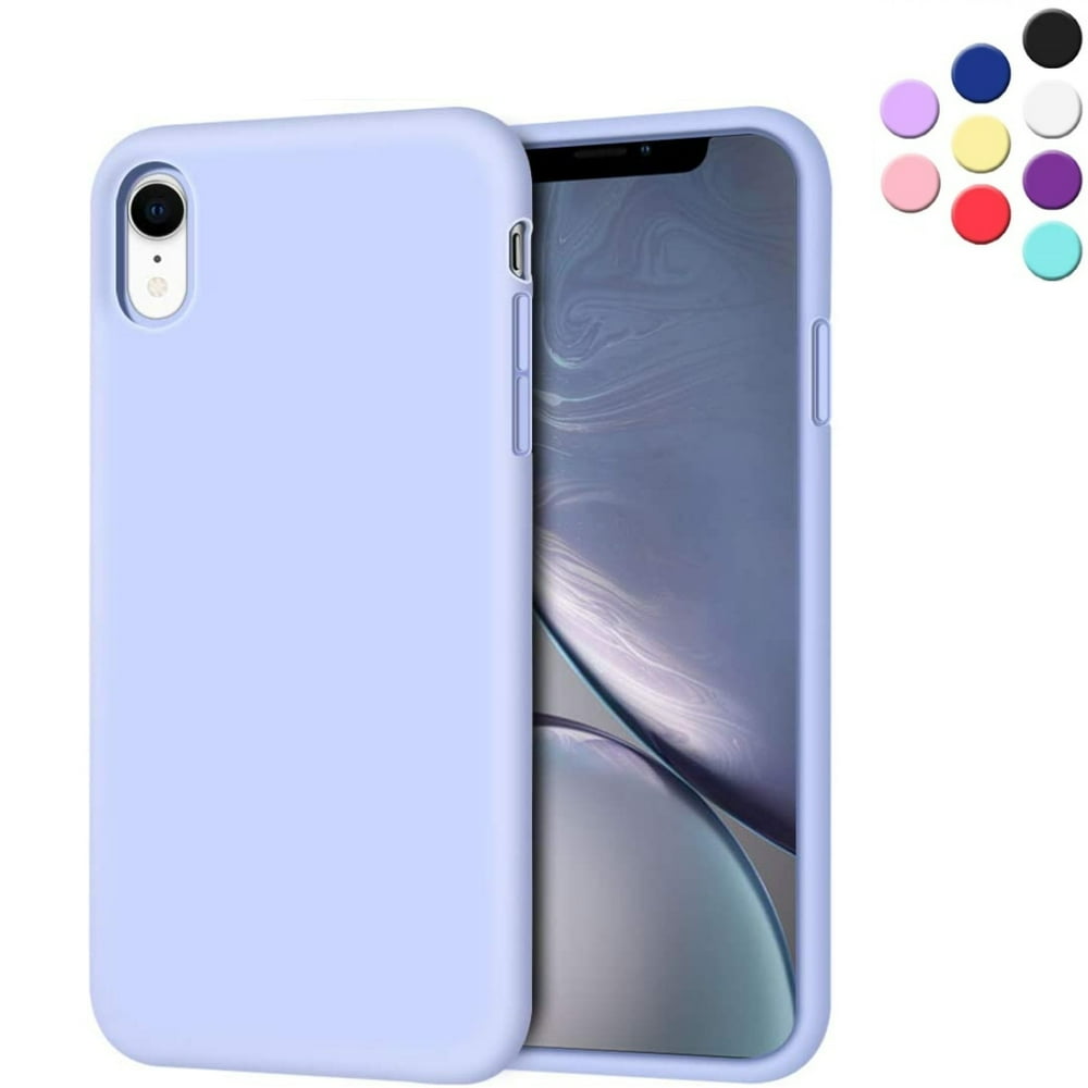 iPhone XR Silicone Case {ShockAbsorbent; Bumper Soft TPU Cover Case