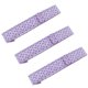 thumbnail image 1 of Solución de horneado uniforme para pasteles perfectos, tiras de algodón ajustables ideales para cocinas domésticas y profesionales, 3 tiras para pasteles moradas, 1 of 5