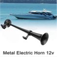 thumbnail image 4 of Bocina de Aire Sola Trompeta de 12 V, para Camión, Todoterreno, Automóvil, Tren con Un Potente Compresor de 150 DB Súper Ruidoso, Inclu Yotijar Bocina de aire de trompeta de coche, 4 of 10